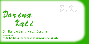 dorina kali business card